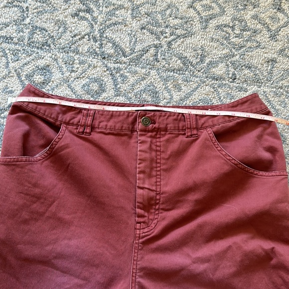 Pilcro Anthropologie maroon khaki pants size 31 - Picture 8 of 10